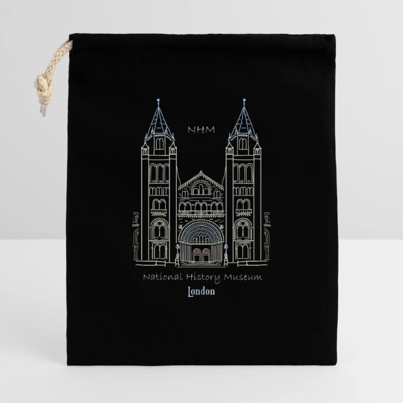 Londres, Musée d’histoire naturelle NHM, Dessin, Royaume-Uni Sac cadeau 40 x 50 cm