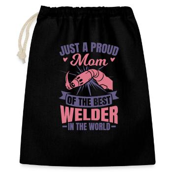Mother Welder - Gift Bag 40 x 50 cm - black - Front