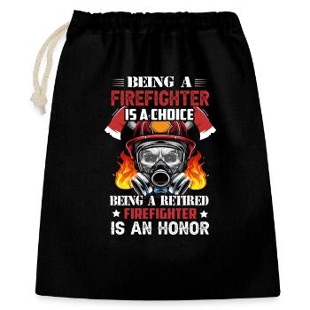 Fire brigade - Gift Bag 40 x 50 cm - black - Front