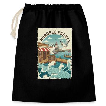 Groupe de la mer du Nord - Sac cadeau 40 x 50 cm - noir - Devant
