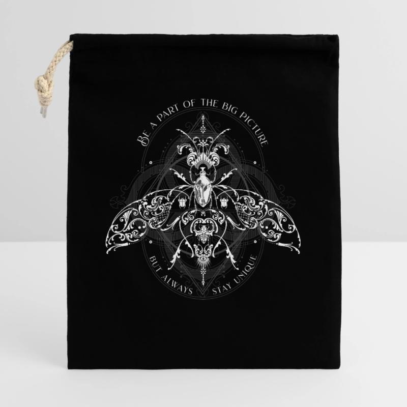 Insekten Muster Psychedelisch Bug Pattern Geschenkbeutel aus Baumwolle (40 x 50 cm)