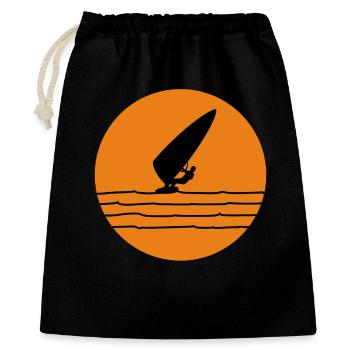 Windsurfing - Gift Bag 40 x 50 cm - black - Front