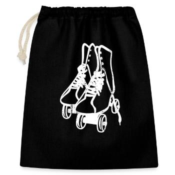 Retro Roller Skates - Gift Bag 40 x 50 cm - black - Front