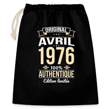 50th Anniversary - Original - April 1976 - Gift Bag 40 x 50 cm - black - Front