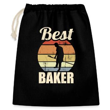 Funny Baker - Gift Bag 40 x 50 cm - black - Front
