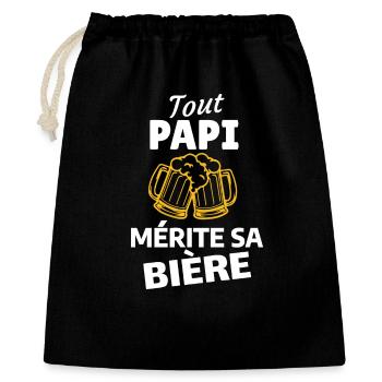 Humour and Friends: Festive Beer - Gift Bag 40 x 50 cm - black - Front