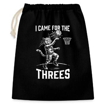 basketball,cute,basketball,meme,cat,sport - Gift Bag 40 x 50 cm - black - Front