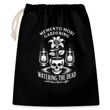 Memento Mori Garden Coffee Tee - Gift Bag 40 x 50 cm - black - Front