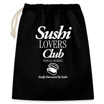 Sushi Lovers Club - Gift Bag 40 x 50 cm - black - Front