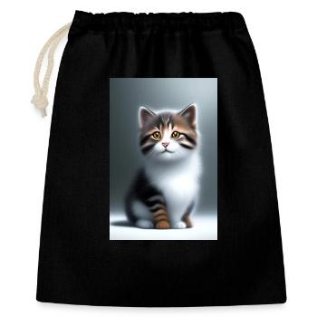 Baby Cat - Gift Bag 40 x 50 cm - black - Front