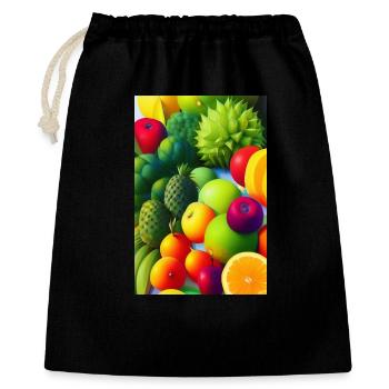 Fruit - Gift Bag 40 x 50 cm - black - Front