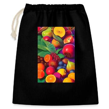 Fruit - Gift Bag 40 x 50 cm - black - Front