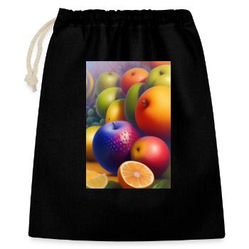 Fruit - Gift Bag 40 x 50 cm - black - Front