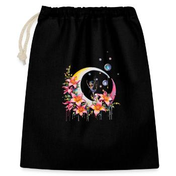 Fairy dancing on the moon - Gift Bag 40 x 50 cm - black - Front