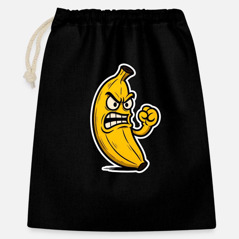 Bad Banana Vibes - Gift Bag 40 x 50 cm - black