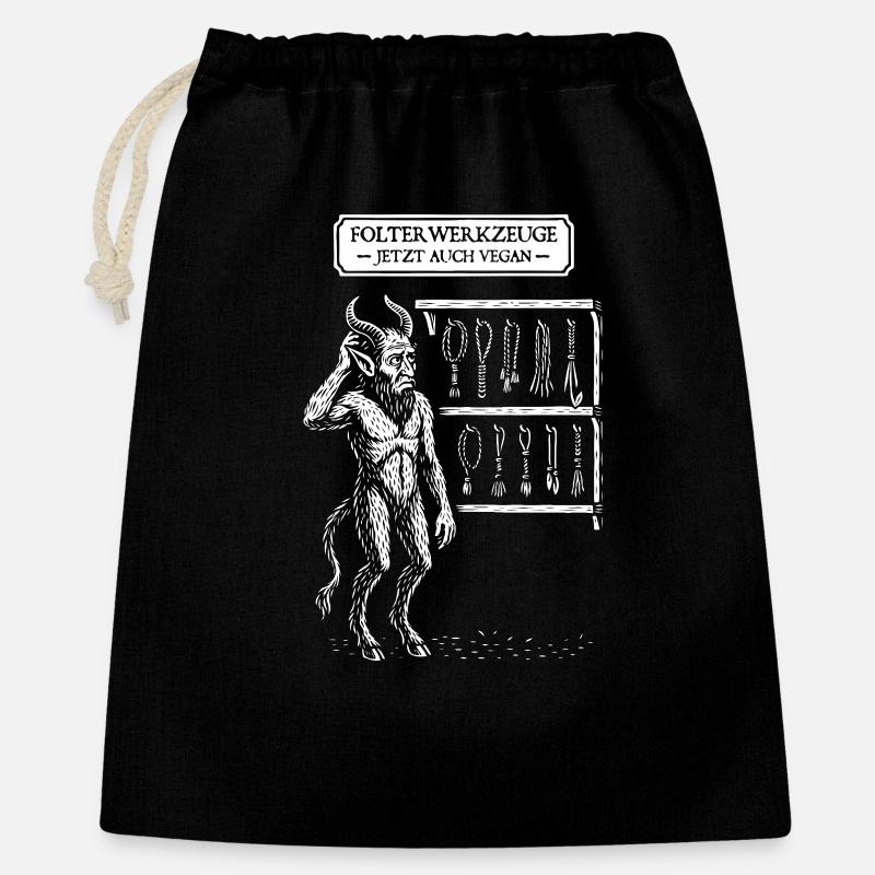 Torture tools now also Vegan Demon - Gift Bag 40 x 50 cm - black