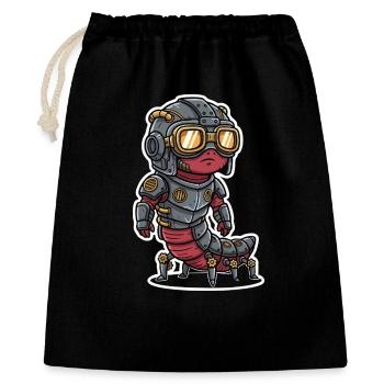 Mille-pattes Steampunk Blindé Armure Acier - Sac cadeau 40 x 50 cm - noir - Devant