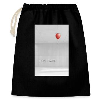 Don't wait Motivation Success Act Now - Gift Bag 40 x 50 cm - black - Front