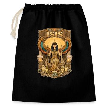 Trône de l’État islamique - Sac cadeau 40 x 50 cm - noir - Devant