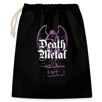 Dark Angel mit Death Metal Gothic T-Shirt Design - Geschenkbeutel aus Baumwolle (40 x 50 cm) - Schwarz - Vorne