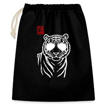 Tiger Asian - Gift Bag 40 x 50 cm - black - Front