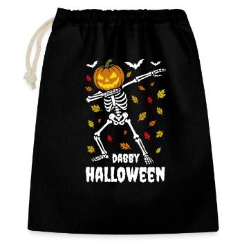 Dabby Halloween - Dab Dance Squelette - Automne - Sac cadeau 40 x 50 cm - noir - Devant