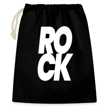 Rock Glyphs Heavy Lettering - Gift Bag 40 x 50 cm - black - Front