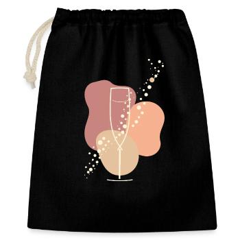 Sparkling wine lover Sparkling Aura - Gift Bag 40 x 50 cm - black - Front