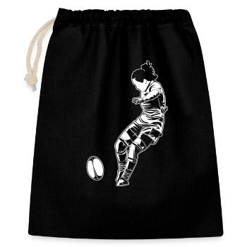 Rugby Player Girls - Gift Bag 40 x 50 cm - black - Front