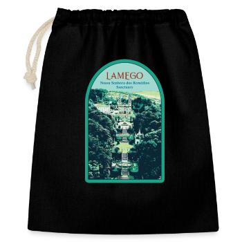 Lamego, Sanctuaire Notre-Dame-des-Remèdes - Sac cadeau 40 x 50 cm - noir - Devant