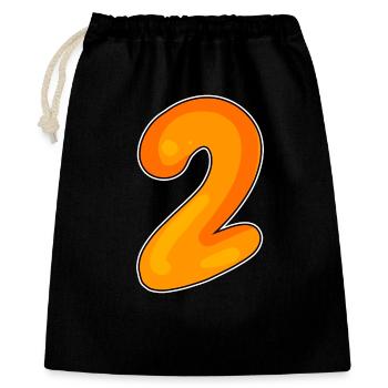 2 - Sac cadeau 40 x 50 cm - noir - Devant