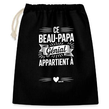 This Awesome Handsome Dad to Personalize – Family Gift - Gift Bag 40 x 50 cm - black - Front