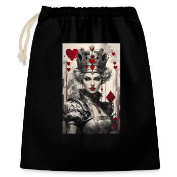 Fantasy Cyberpunk of the Queen of Hearts II - Gift Bag 40 x 50 cm - black - Front