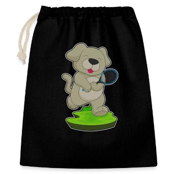 Sport de raquette de tennis pour chien - Sac cadeau 40 x 50 cm - noir - Devant