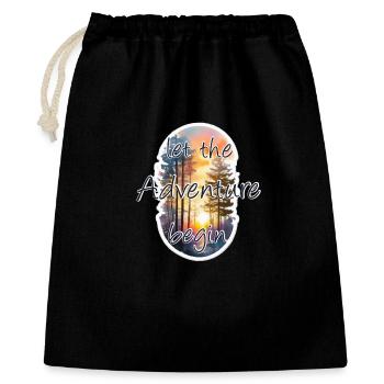 Adventure - Gift Bag 40 x 50 cm - black - Front