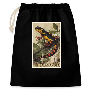 Fire Salamander Salamander - Gift Bag 40 x 50 cm - black - Front