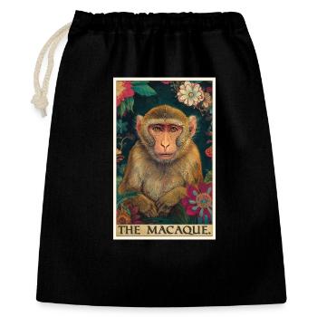 Macaque Macaque - Gift Bag 40 x 50 cm - black - Front