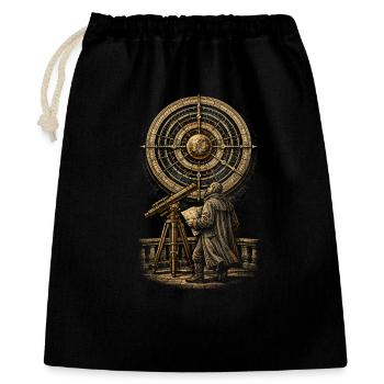 Astronomy Astronomer Star Chart - Gift Bag 40 x 50 cm - black - Front