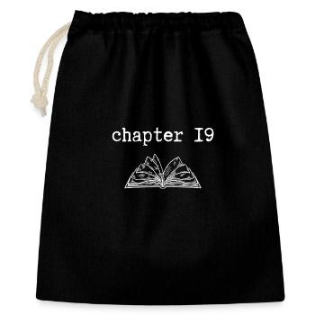 chapter 19 Birthday - Gift Bag 40 x 50 cm - black - Front