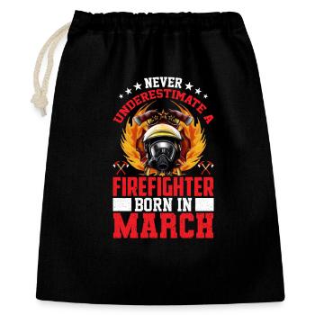 Fire Brigade Birthday March - Gift Bag 40 x 50 cm - black - Front