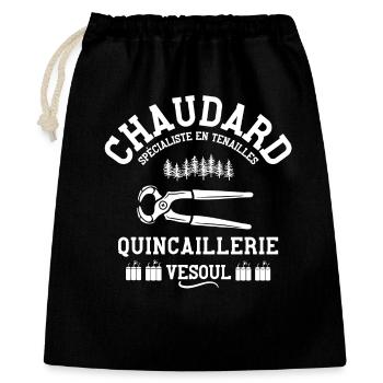 septième compagnie, 7ème compagnie, film culte - Sac cadeau 40 x 50 cm - noir - Devant