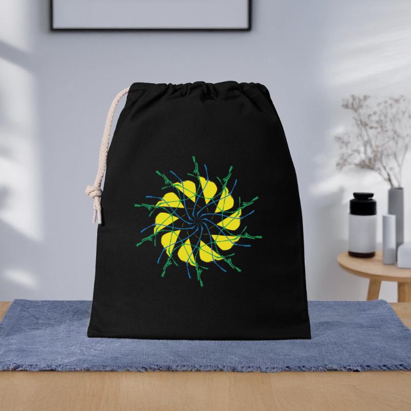 Random patterns circled Gift Bag 40 x 50 cm