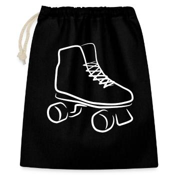 Roller Skates Drawing - Gift Bag 40 x 50 cm - black - Front