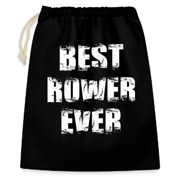 Best rower of all time - Gift Bag 40 x 50 cm - black - Front