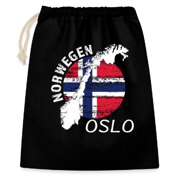 Oslo - Gift Bag 40 x 50 cm - black - Front