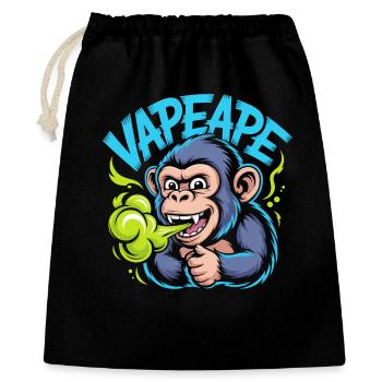 Vapeape Funny Monkey Graphic - Gift Bag 40 x 50 cm - black - Front