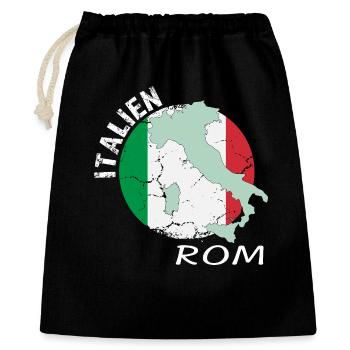 Rom - Geschenkbeutel aus Baumwolle (40 x 50 cm) - Schwarz - Vorne