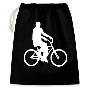 Bicycle - Gift Bag 40 x 50 cm - black - Front