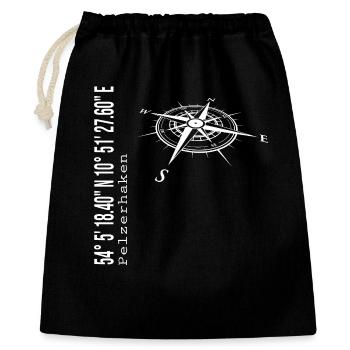 Fur hook - Gift Bag 40 x 50 cm - black - Front