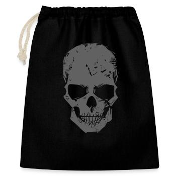 Skull Grey - Gift Bag 40 x 50 cm - black - Front